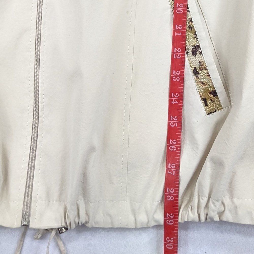Exclusive Cream Colored Leopard Print Jacket - Picture 9 of 12